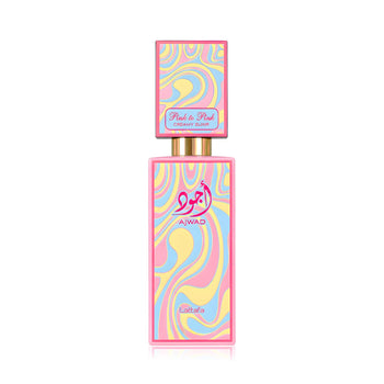 Lattafa Ajwad Pink to Pink Creamy Elixir Eau de Parfum bottle