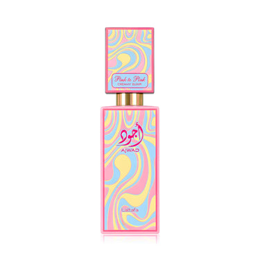 Lattafa Ajwad Pink to Pink Creamy Elixir Eau de Parfum bottle