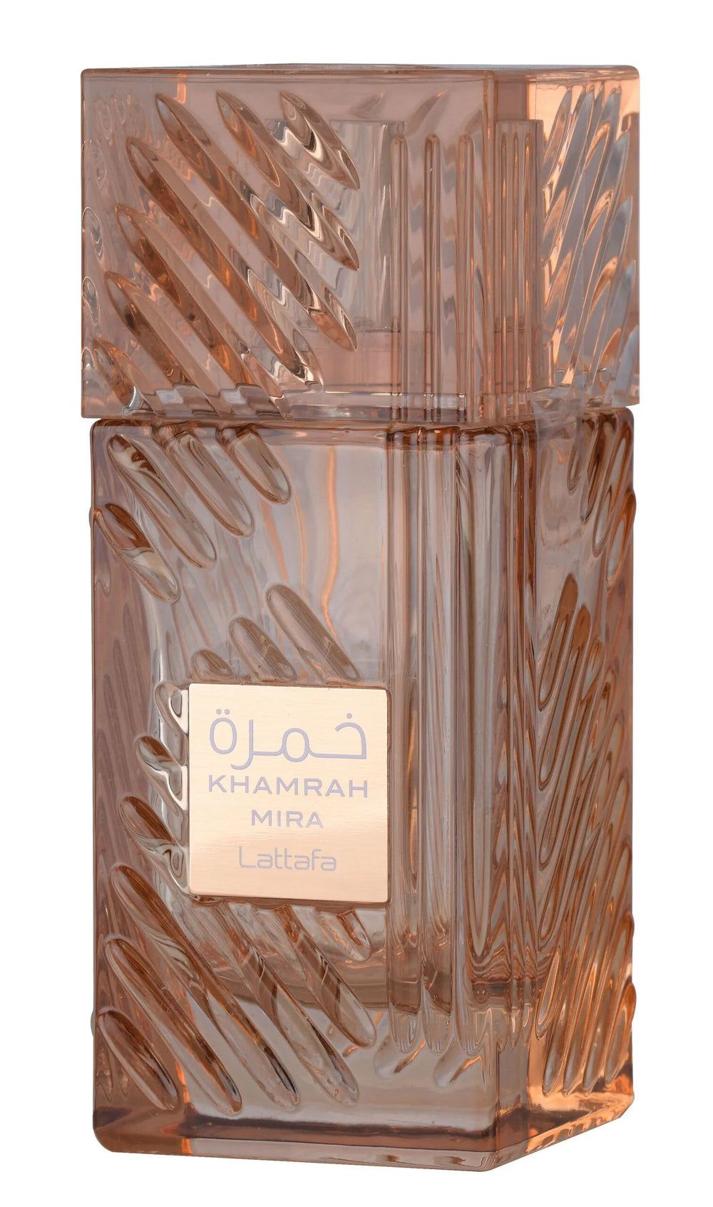 Lattafa Khamrah Mira perfume bottle