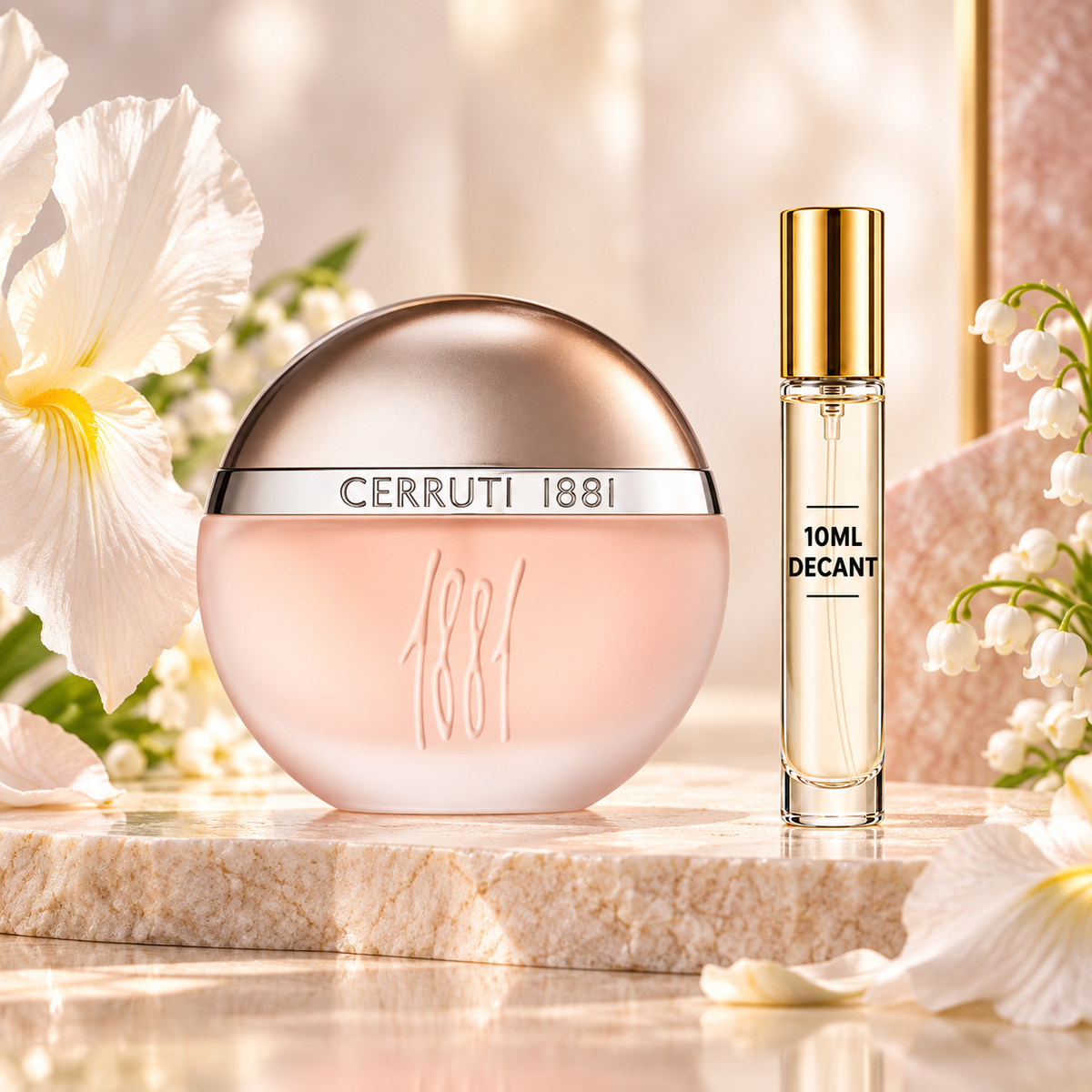 Cerruti 1881 Pour Femme bottle and Wear This Next 10ml decant
