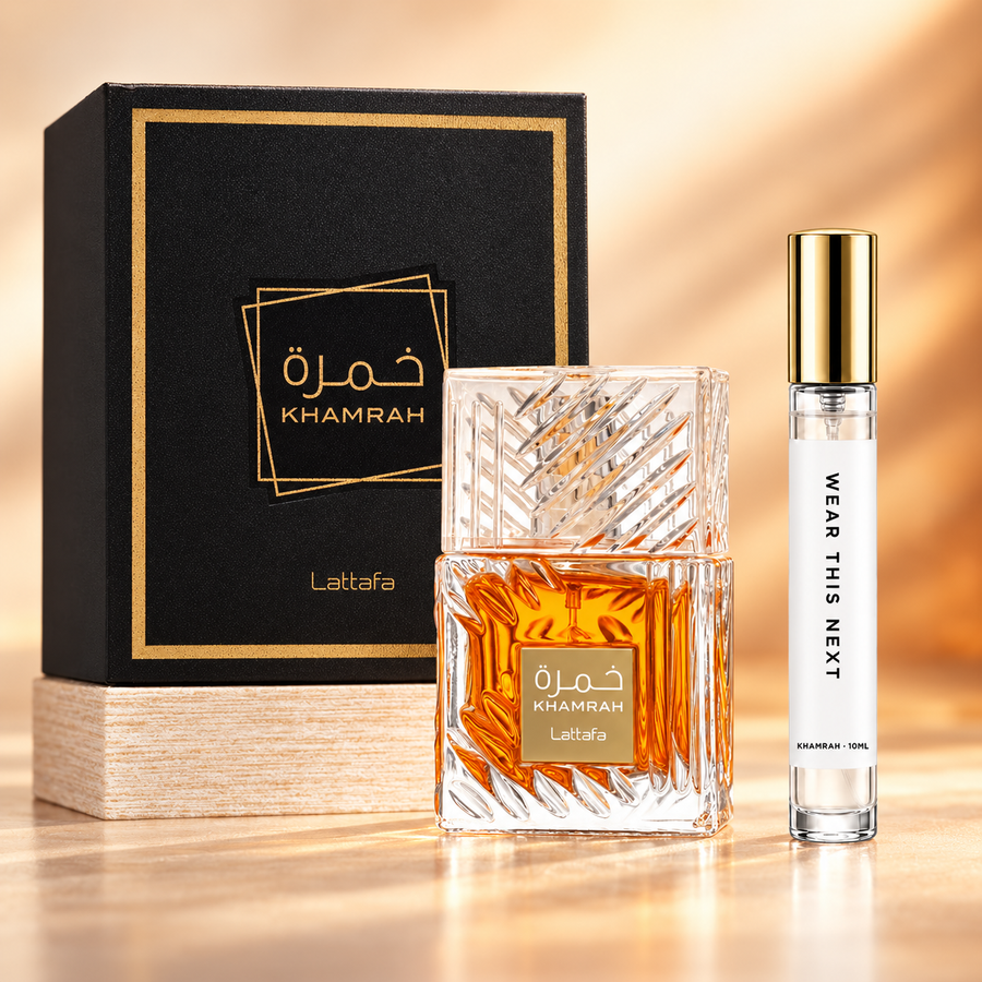 Lattafa Khamrah Eau de Parfum – 10ml Decant