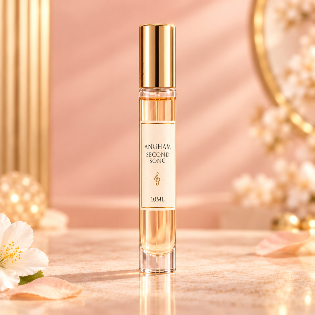 Lattafa Angham Second Song 10ml perfume decant with gold lid