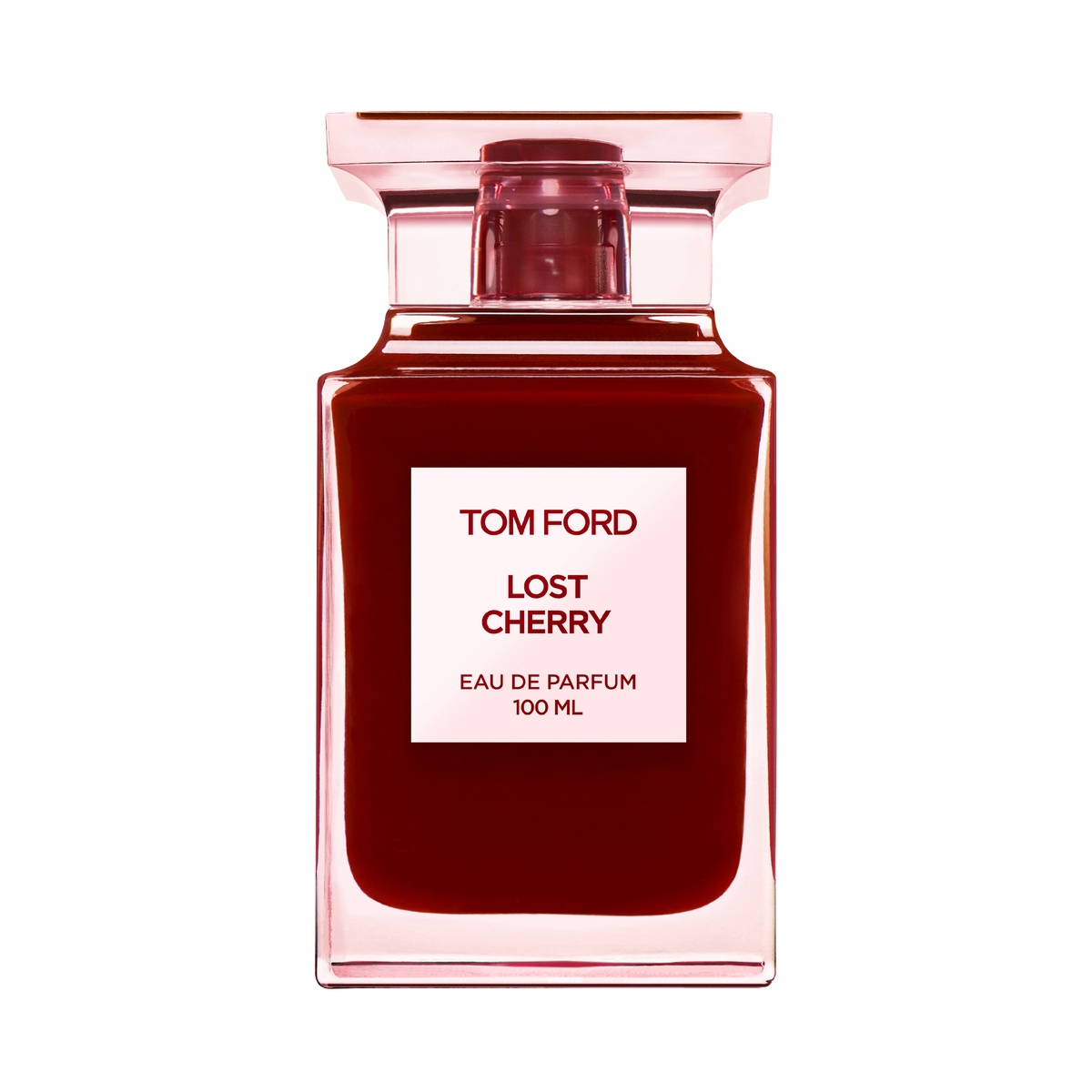 Original Tom Ford Lost Cherry bottle shown for reference