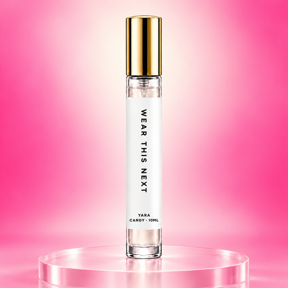 Lattafa Yara Candy 10ml perfume decant with gold lid