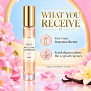 What you receive with the Lattafa Ajwad Pink to Pink Creamy Elixir 10ml decant