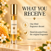 What you receive with the Lattafa Atheeri 10ml decant