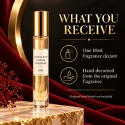 What you receive with the Armaf Club de Nuit Intense Overdose 10ml decant