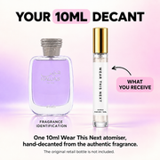What you receive: one 10ml Wear This Next Hawas gold-cap decant