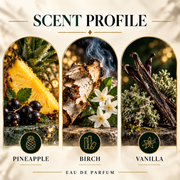 Lattafa Rave Now scent profile with pineapple, birch and vanilla