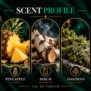 Perfumer's Choice No9 Victor scent profile with pineapple, birch and oakmoss