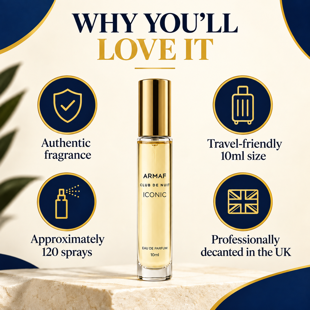 Benefits of the Armaf Club de Nuit Iconic 10ml perfume decant