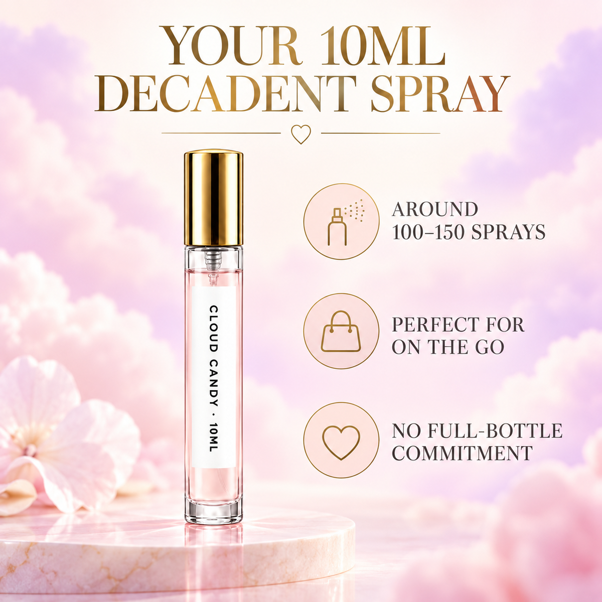 Benefits of the Khadlaj Cloud Candy 10ml perfume decant