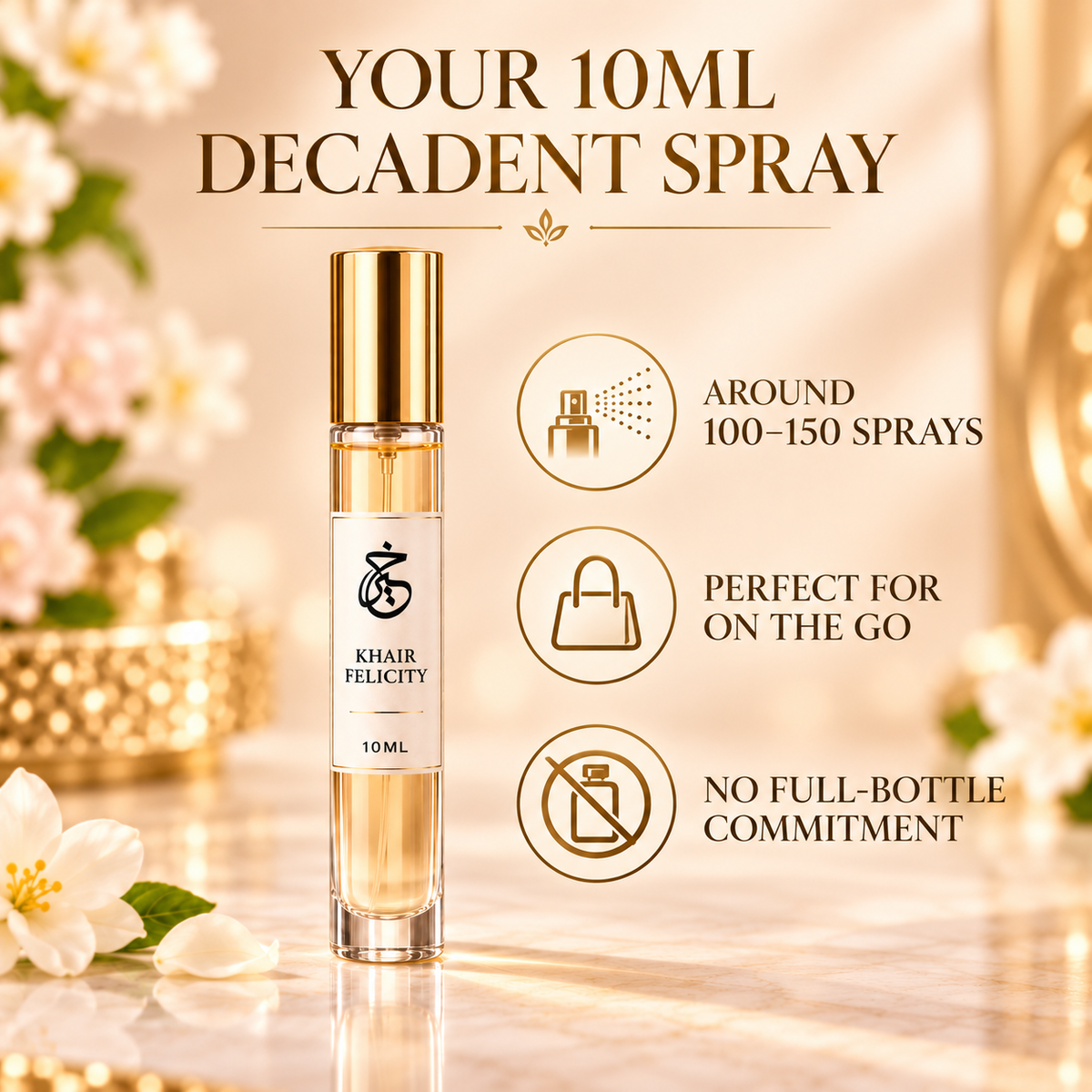 Benefits of the Paris Corner Khair Felicity 10ml perfume decant