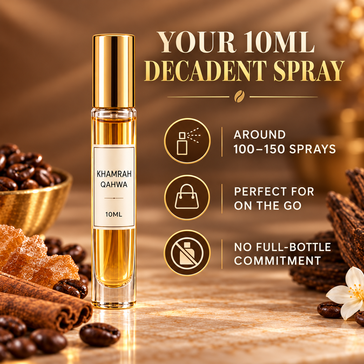 Benefits of the Lattafa Khamrah Qahwa 10ml perfume decant