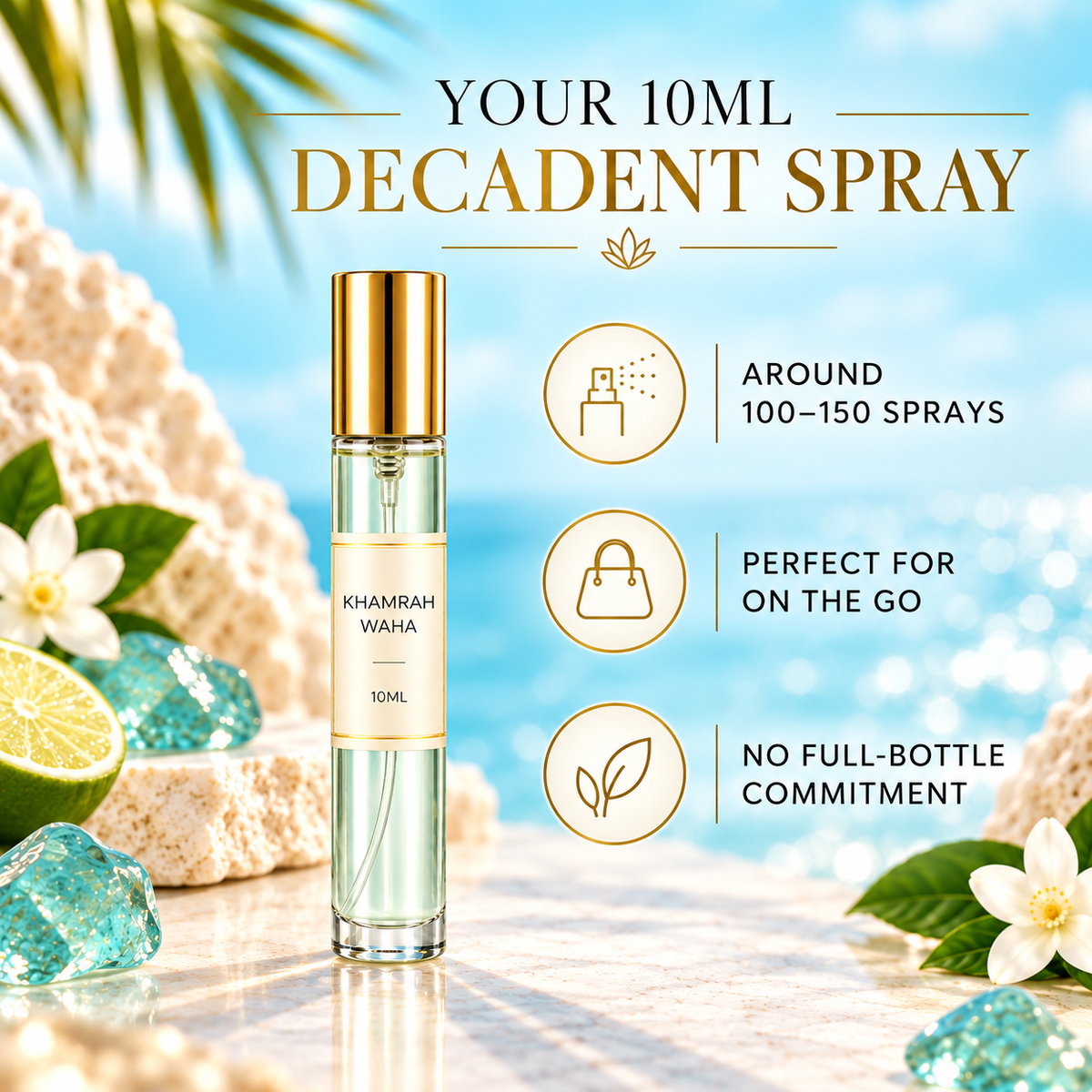 Benefits of the Lattafa Khamrah Waha 10ml perfume decant