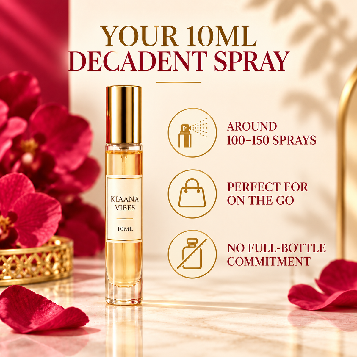 Benefits of the Afnan Kiaana Vibes 10ml perfume decant
