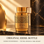 Original Armaf Odyssey Aoud 100ml bottle shown for reference
