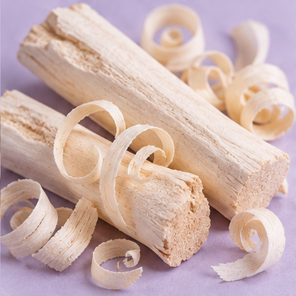 White woods fragrance note